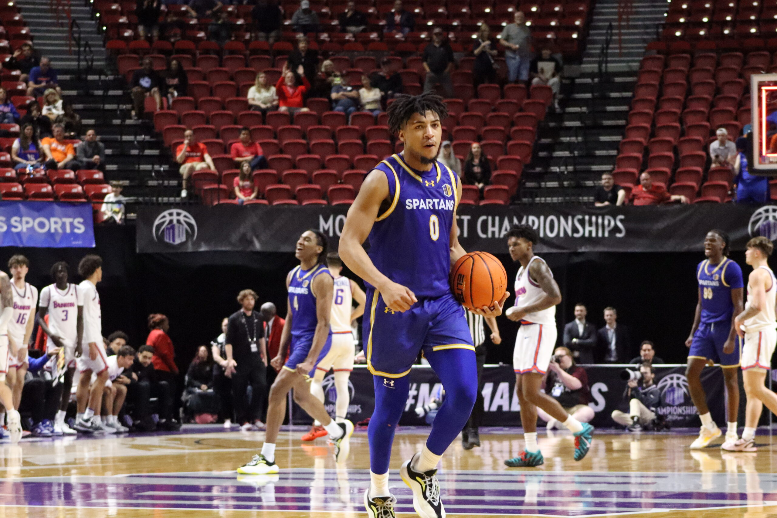 Spartans stun Boise State in Mountain West tournament opener